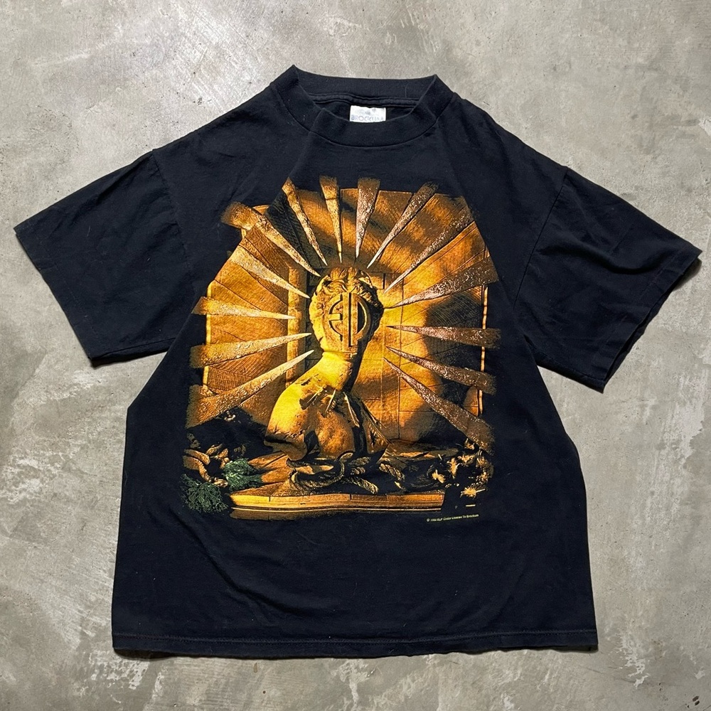 1992 Emerson Lake & Palmer Tour Tee (XL, Black) – Brockum Vintage